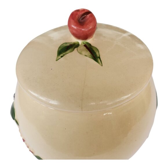 Vintage MCM Apple Ceramic Cookie Jar by Los Angeles Pottery #520 - Picture 6 of 16